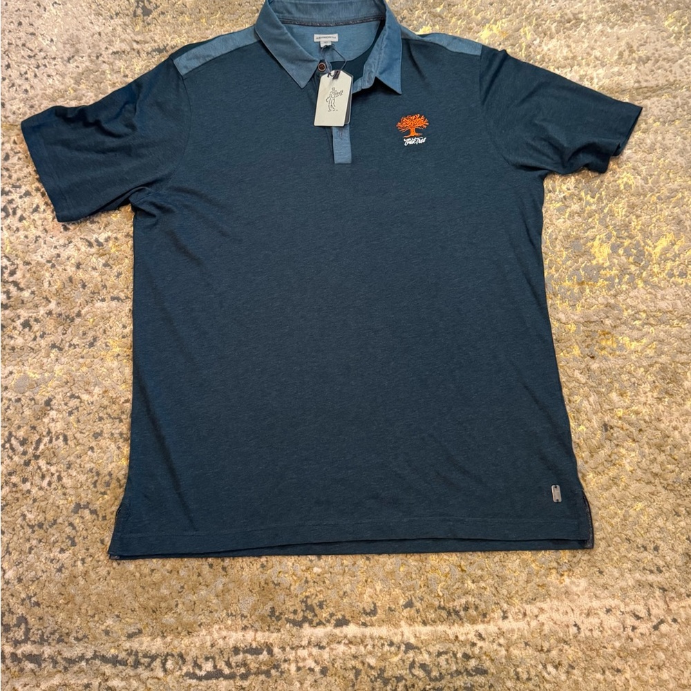 Ashworth Men's Green Polo Shirt